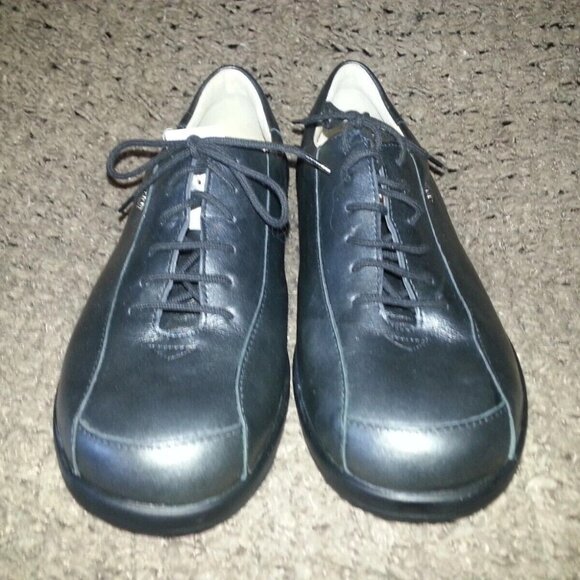 FINN COMFORT-Brisbane-Metallic Leather Oxfords-Lace-Up-Size 5UK-7.5US-NWOB - Picture 3 of 7
